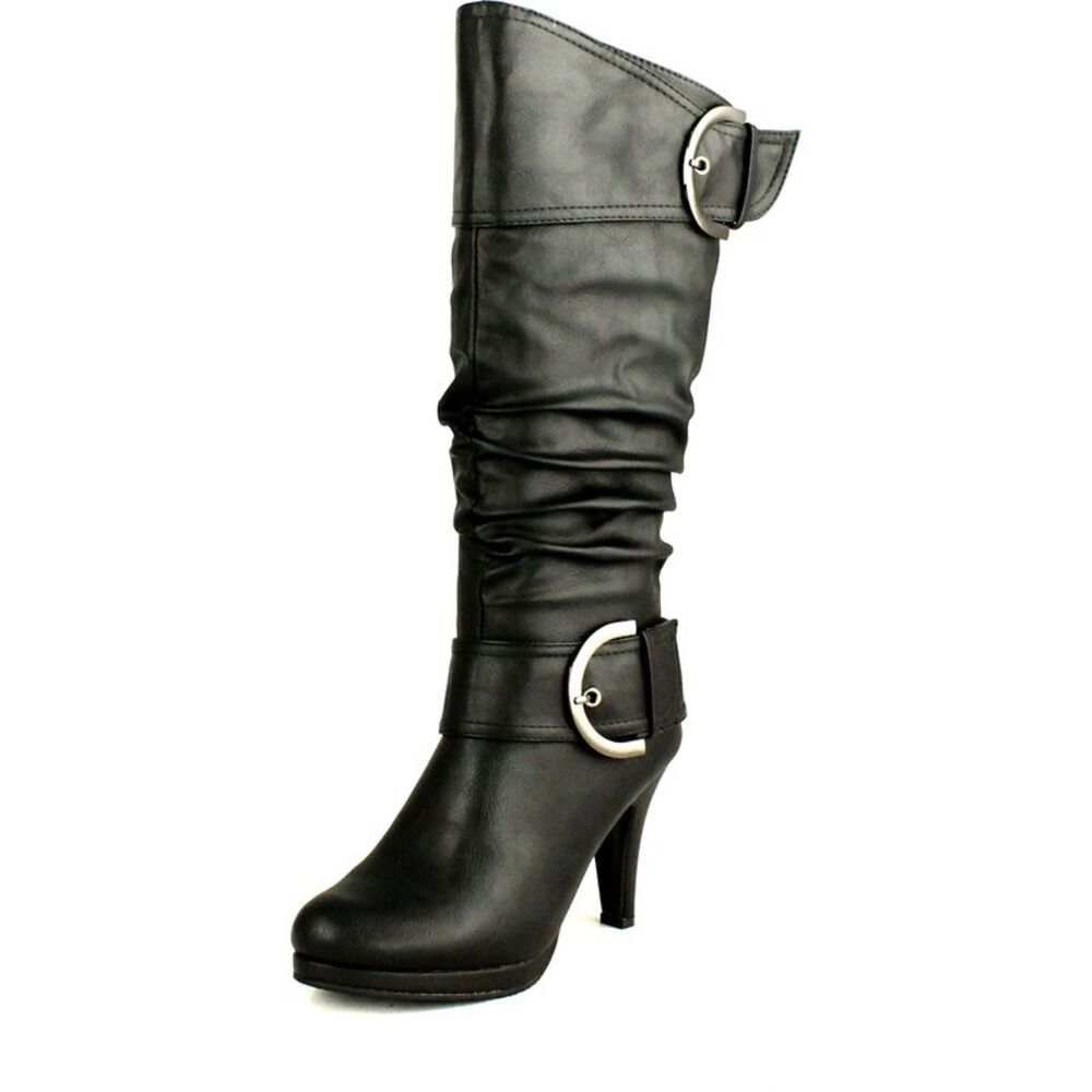 Top Moda Page-22 Black Womens boots 9 NEW